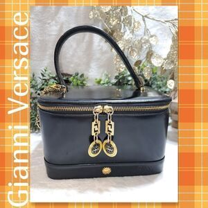 Gianni Versace Medusa Vanity Train Case with Charm Authentic GORGEOUS